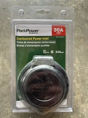 Park Power Marinco 301elrv.blk 30 Amp / 125 Volt Standard Power Inlet Rv • $32.99