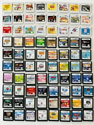 U PICK - Nintendo DS 2DS 3DS Game Carts - Mario Donkey Kong Sonic Lego Pets + • $9.97