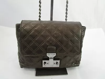 NWT Marc Jacobs The Large Single Bronze Baroque Bag W/silver Clasp- Retail $895 • $399