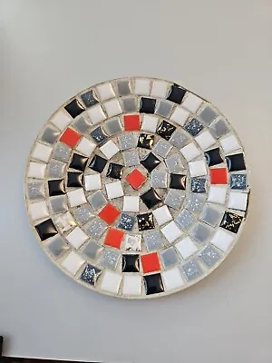 Mid Century Tile Mosaic Ash Tray Or Trinket Dish 5 3/4 • $13