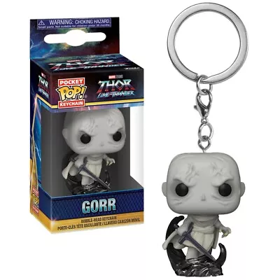 Funko POP! Keychain Marvel Gorr Thor Love & Thunder Vinyl Keyring New • £7.95