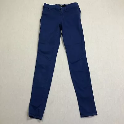 J Brand Womens Size 25 Skinny Leg Denim Jeans Indio Blue Colored 5 Pocket. H4 • $17.99