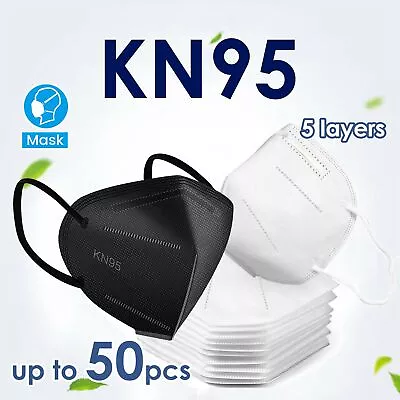 $42.95 • Buy BULK KN95 Mask Disposable Particulate Respirator Face Masks 5 Layers