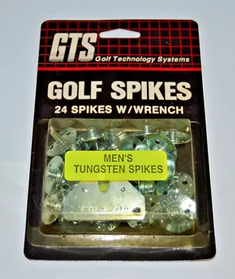 NEW Pkg Of 24 GTS 7065GT03 Men's Tungsten Metal Thread Golf Shoe Spikes • $12.87