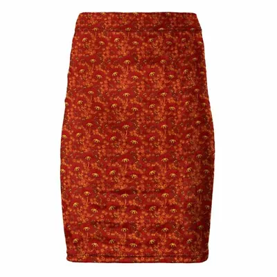 Red Velvet Pencil Skirt • £9