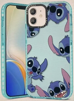 For IPhone 11 Case Hot Cute Cartoon LILO And Stitch Soft Clear Phone Cover • £6.95