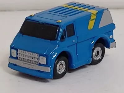 Vintage 1990's Funrise Micro Machines 70's Chevy Van Blue Diorama Diecast 1:160 • $8.55