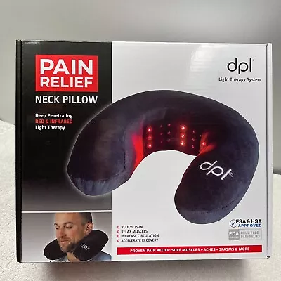 NWOT Dpl LED Light Therapy Neck Pillow Pain Relief Power Cable Home Or Travel • $89