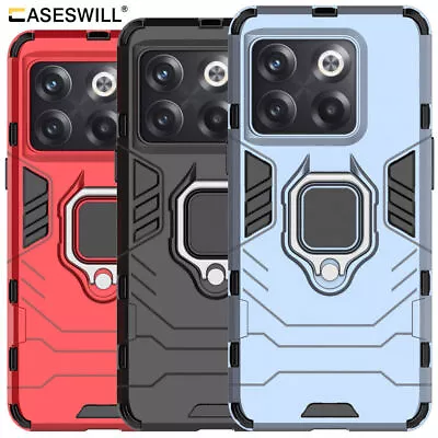 For OnePlus Nord N300 5G Case Rugged Ring Stand Phone Cover + Screen Protector • $24.06