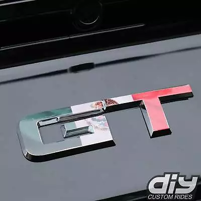 GT Mexican Flag Rear Emblem Overlay Decal Fits 2015-2023 Mustang GT • $17.99