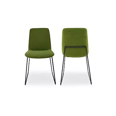 Moe's Home Collection's Ruth Dining Chair Green Set Of 2 • $818