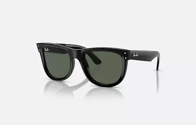 NWT Ray-Ban Sunglasses 0RBR0502S WAYFARER REVERSE 6677VR Black Green S 53 - New • $124.99
