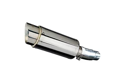 Delkevic Slip On Kawasaki Ninja 250R Mini 8  Stainless Muffler Exhaust 08-12 • $269.99