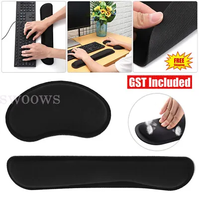 $13.29 • Buy Keyboard Wrist Rest Pad Mouse Gel Wrist Rest Support Cushion Memory Foam