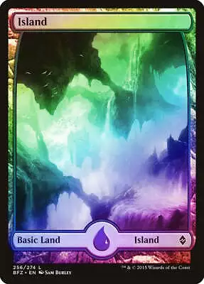 Island (256) FOIL Battle For Zendikar PLD Extended / Full Art CARD ABUGames • $3.19