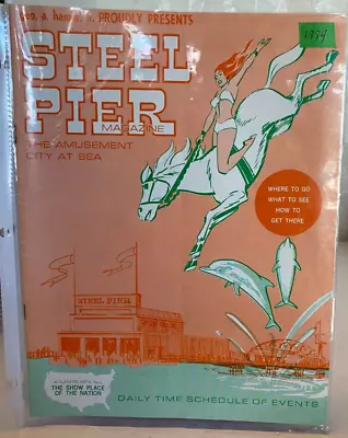 Vintage Atlantic City Steel Pier Souvenir Program Guide 1974 • $19.99