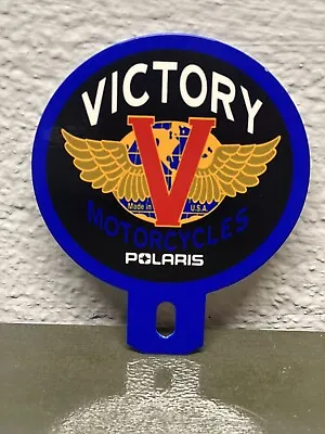 Victory Motorcycles Polaris Metal Plate Topper Sign Gas Oil Sales Service Ride • $29.99