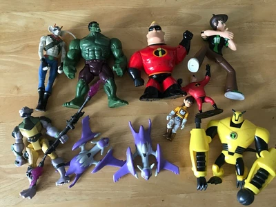 £9.95 • Buy Job Lot X 10  Action Figures Pokemon Ben 10 Biker Mice Disney Mix#01