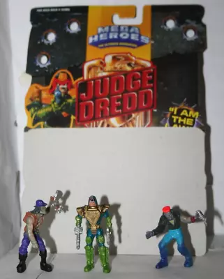 Judge Dredd ~ Mega Heroes ~ Pack #3 ~ Complete W/ Cardback [Mattel 1995] • $7.99