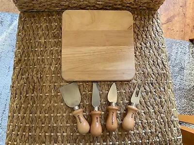 Cheeseboard Complete With Cheese Knives And Fork New • £5