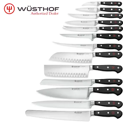 Wusthof Classic Series High Carbon Stainless Steel Knives Authorized Dealer • $150