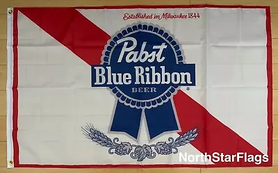 Pabst Blue Ribbon 3x5 Ft Flag Banner Man Cave PBR Beer • $13.47