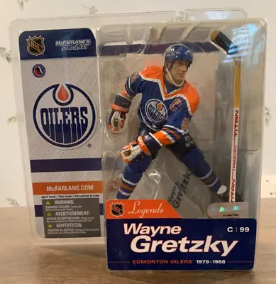 Sealed 2004 Mcfarlane Wayne Gretzky Oilers Nhl Legends Series 1 Figure • $19.95