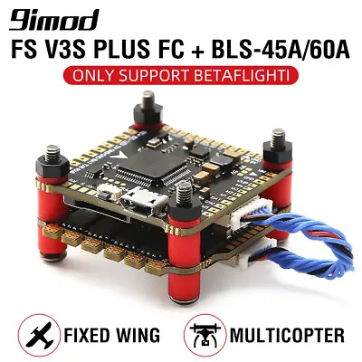 F4 V3S PLUS FC Flight Controller Board Built-in Barometer OSD ESC For RC Drone • $28.26
