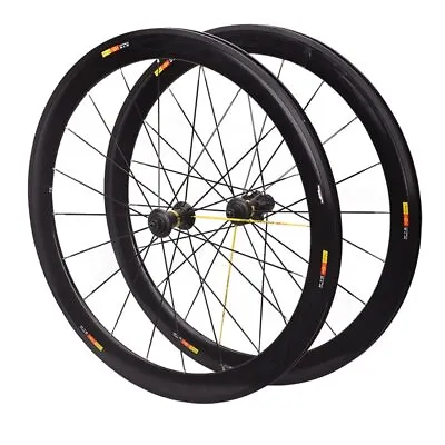 $434 • Buy Road Bike Wheelset Ultralight 700c Depth 40mm 50mm V / Disc Brake Bicycle Wheels