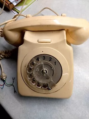 Vintage Original Retro 746F Cream Telephone Spares • £10