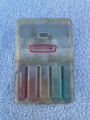 Vintage Craftsman Mini Stubby Nut Driver Set Convertible Tool In Case • $60