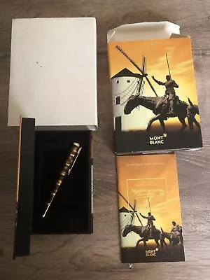 New Montblanc Writer’s Limited Edition Miguel De Cervantes Fountain Pen  • $1800