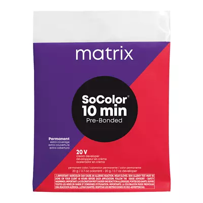 Matrix SoColor 10 Minute Permanent Hair Color & Developer Packet (Hair Dye) # • $10.99