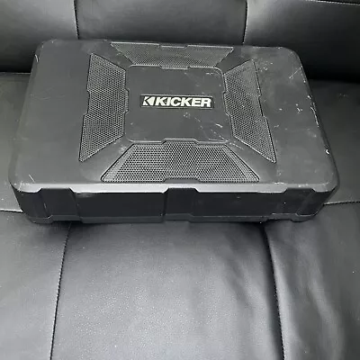 KICKER Hideaway HS8 8  150W Car Audio Powered Subwoofer Sub Enclosure - Black... • $150