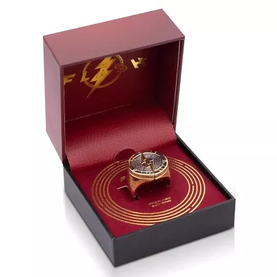 The Flash Barry Allen Same Style Ring Open Adjustable Replica Metal Finger Ring • £15.13