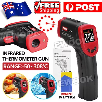 Infrared Thermometer Gun -50℃~380℃ Non-contact IR Temperature Gun Laser Pyromete • $20.95