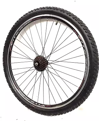 29  29er Bicycle Rear Wheel 7-Speed Freewheel 2.25  Tire Mountain Bike #R29D • $48.97