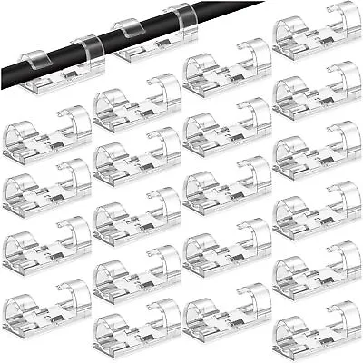 16/32x Wire Organizer Securing Cable Clamp Storage Clips Buckle Line Finishing • £2.92