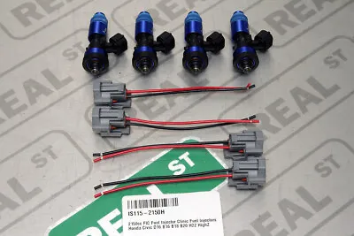 2150cc FIC Fuel Injector Clinic Injectors Honda Civic D16 B16 B18 B20 H22 HighZ • $895.72