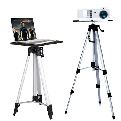 $39.92 • Buy 4-Level Height Projector Tripod Stand Holder Removal Tray Fr Laptop DV Camcorder