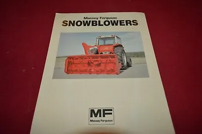 Massey Ferguson 751 763 773 784 796 808 Snow Blower Dealer's Brochure AMIL16  • $18.99