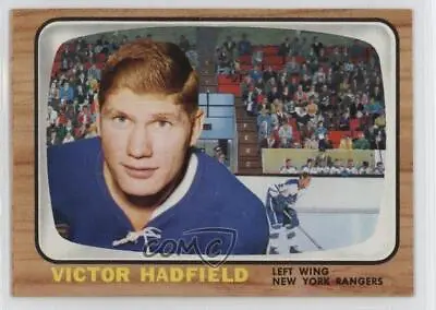 1966-67 Topps English Only Back US Test Vic Hadfield #19 • $31.58