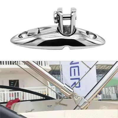 T316 Stainless Steel QUICK RELEASE Deck Hinge Mount Bimini Top Marine-Hardware • $13.46