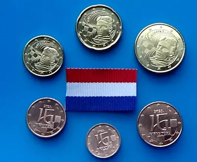 CROATIA 🇭🇷 UNC EURO Cent Coin Set 1 Cent - 50 Euro Cent Coins * NEW HRVATSKA • £4.50