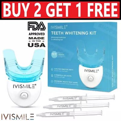 Ivismile Teeth Whitening Kit Hi Dental Strength White Smile Clean Gel Led System • $25.99