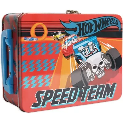 Hot Wheels Red 15 Car Storage Tin Carry Case For Kids Toy Car Durable & Portable • $41.60