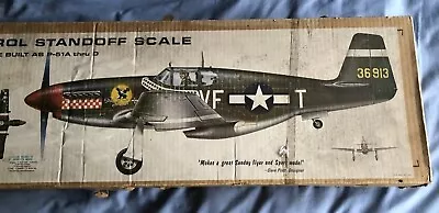 Vintage Top Flite P51B Mustang (Stand Off Scale) Kit (Very Rare) • £137.95