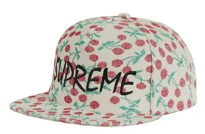 Supreme Cherries 5-Panel Hat Cap Natural Snapback SS23 2023  • $50