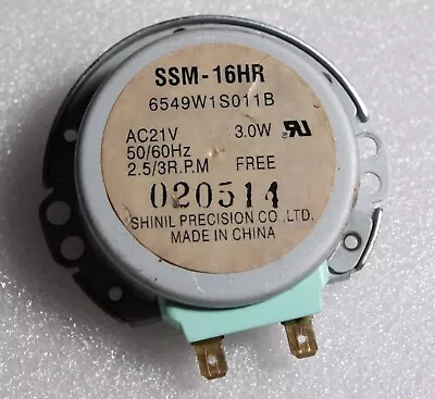 Microwave Oven Turntable Motor Ssm-16hr 6549w1s011b • $8.95