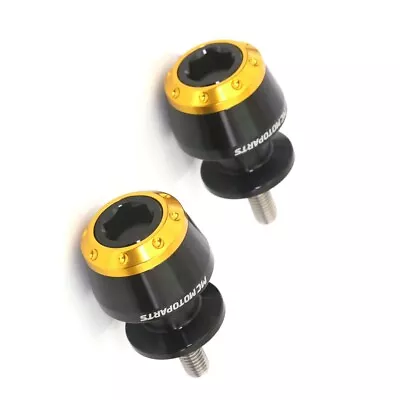 ATOM 6MM Swingarm Spools For YZF R1 S R1M R6 YZF-R6 YZF-R3 16 17 18 • $34.22